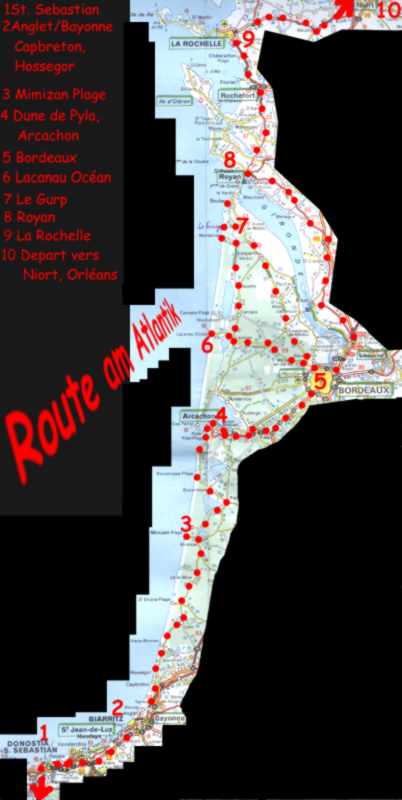Route am Atlanktik im Urlaub 1999, f�r bessere Qualit�t klicken