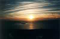Die Sonne will verschwinden