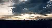 Ein sch�ner Himmel begleitet meine Fahrt