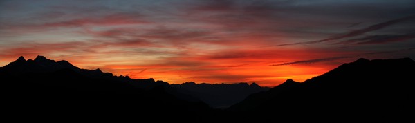 2008-10-26 Sonnenuntergang Bergwanderung bei Melchsee-Frutt